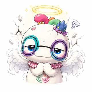 四眼鸡天使系列2 第 4 张表情包