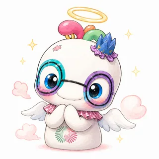 四眼鸡天使系列 第 3 张表情包