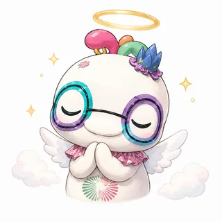 四眼鸡天使系列 第 5 张表情包