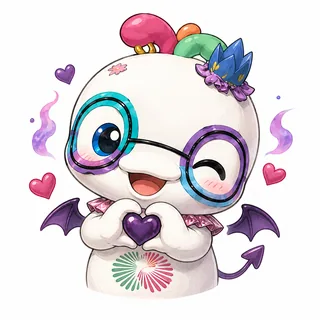 四眼鸡小恶魔系列 第 3 张表情包