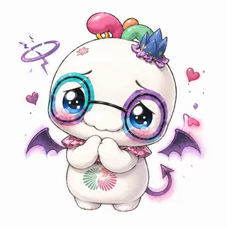 四眼鸡小恶魔系列 第 6 张表情包