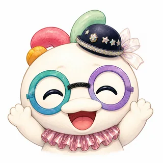 四眼鸡Q版系列 第 2 张表情包