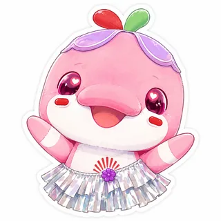 紫包鸡基础系列 第 8 张表情包